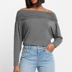 Off The Shoulder Dolman Sleeve Top